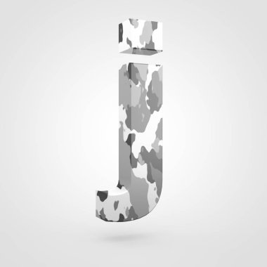 kamuflaj tasarımını küçük harf J