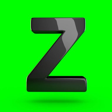 büyük siyah harf Z