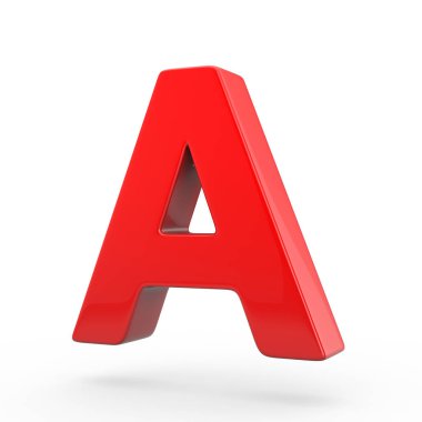 büyük kırmızı harf A