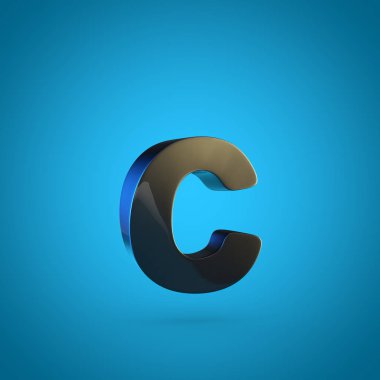 küçük siyah harf C