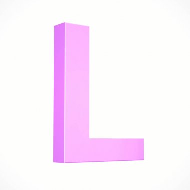 büyük pembe harf L