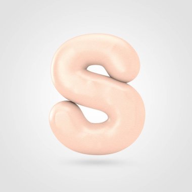 büyük pembe Harf S