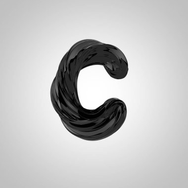 küçük siyah harf C