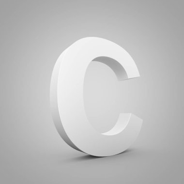 Büyük gri harf C