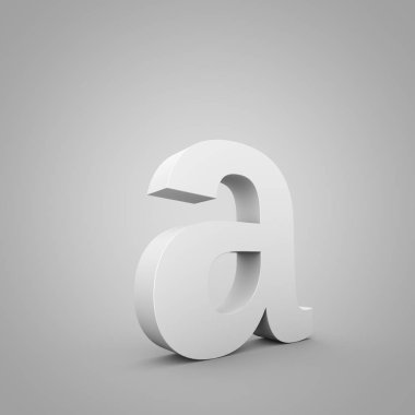 A gri harfi küçük harfe