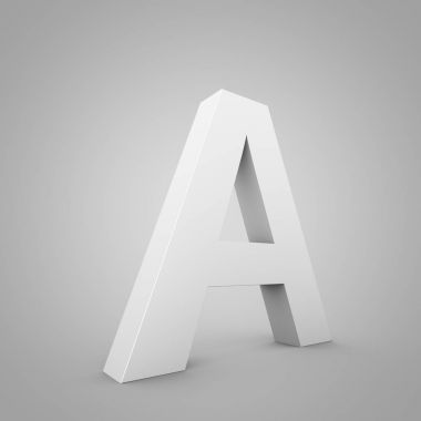 A gri harfi büyük harf