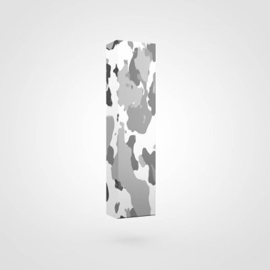 kamuflaj tasarım büyük harf ben