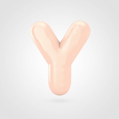 büyük pembe harf Y