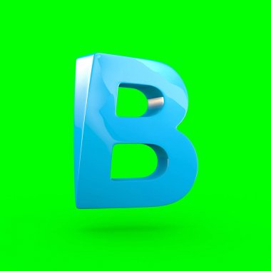 büyük mavi mektup B