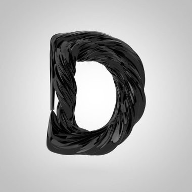 büyük siyah harf D