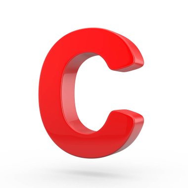 büyük kırmızı harf C