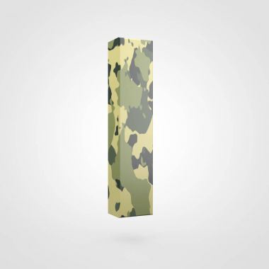 kamuflaj tasarımını küçük harf L