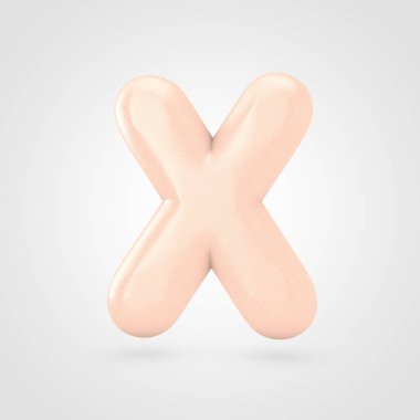 büyük pembe harf X