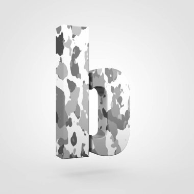 kamuflaj tasarımını küçük harf B