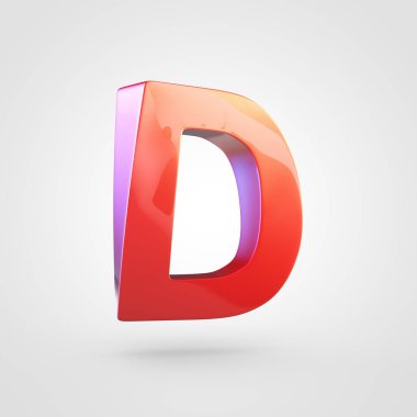 büyük kırmızı harf D
