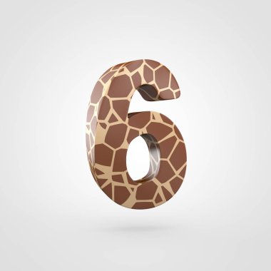 6 numaralı tasarımını zürafa