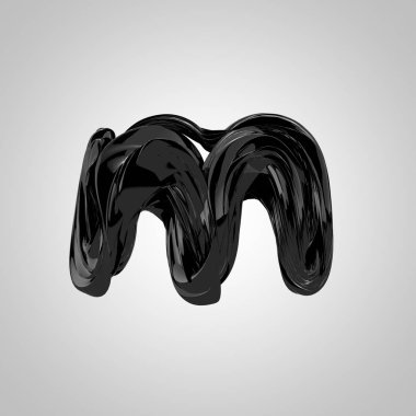 küçük siyah harf M