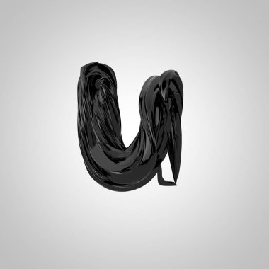 küçük siyah harf U