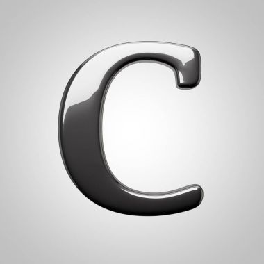 büyük siyah harf C