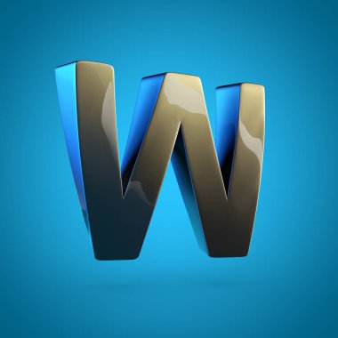 büyük siyah harf W