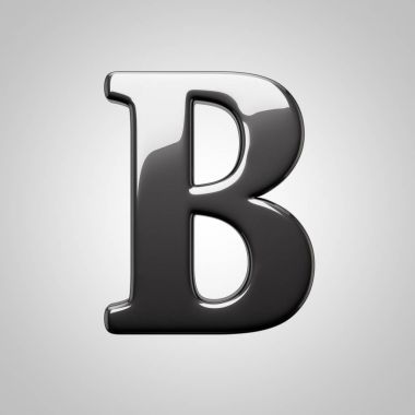 büyük siyah harf B