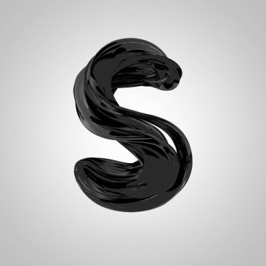büyük siyah harf S
