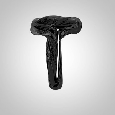 büyük siyah harf T