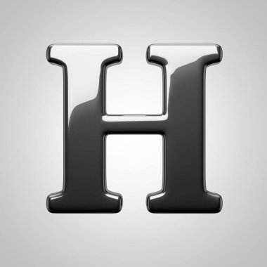 büyük siyah harf H