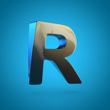 büyük siyah harf R