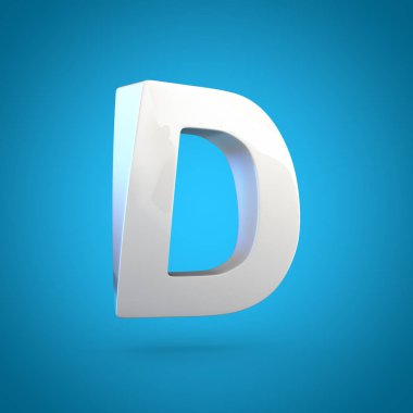 Büyük gri harf D
