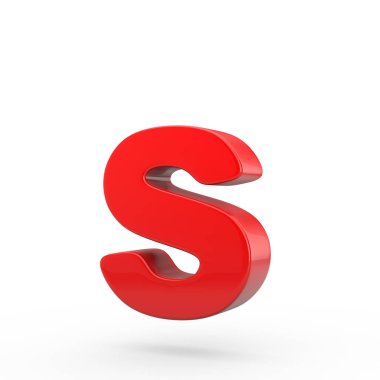 küçük kırmızı Harf S