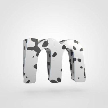 Dalmaçya tasarımını küçük harf: Harf M
