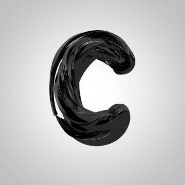 büyük siyah harf C