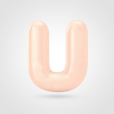 büyük pembe harf U