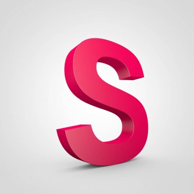 büyük pembe Harf S