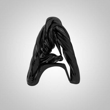 A siyah harfi büyük harf