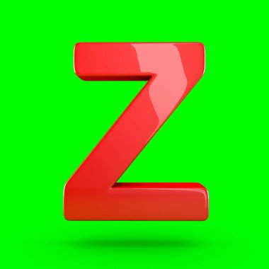 büyük kırmızı harf Z