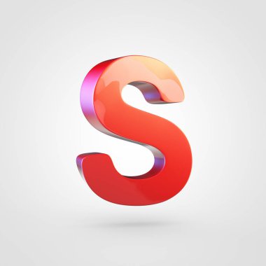 büyük kırmızı Harf S