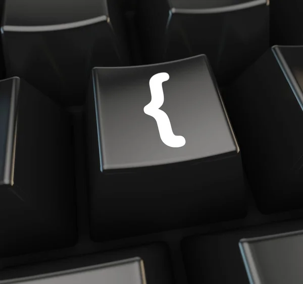 white symbol on black keyboard button