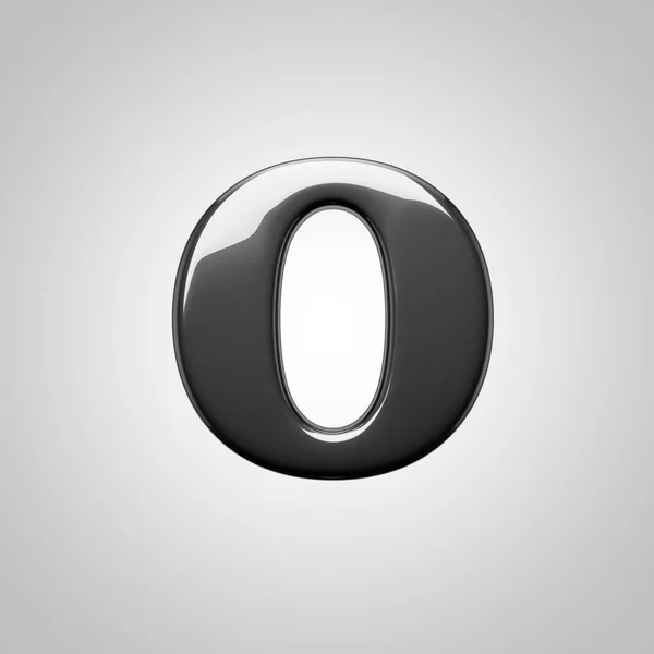 Lowercase black letter O — Stock Photo, Image