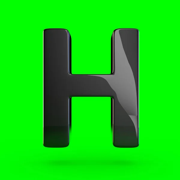 黒の大文字 H — ストック写真