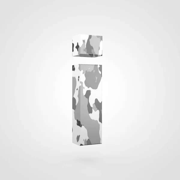 Camouflage dessin de la lettre minuscule I — Photo