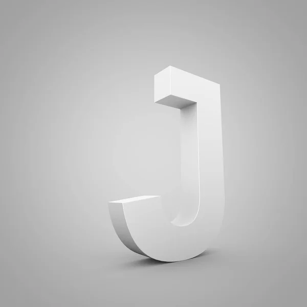 Uppercase grey letter J — Stock Photo, Image