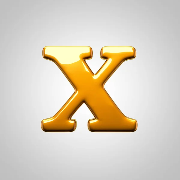 Gele letter X — Stockfoto