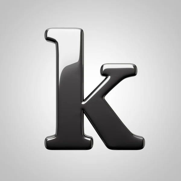 Нижняя чёрная буква K — стоковое фото