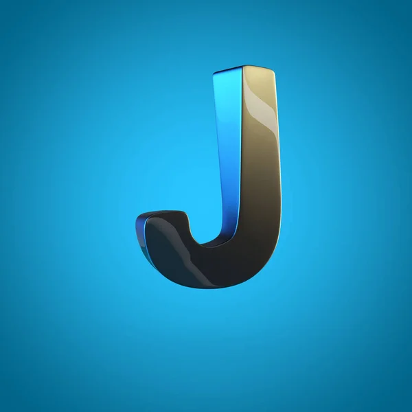 Uppercase black letter J — Stock Photo, Image