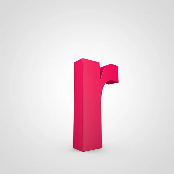 Kis rózsaszín betű R — Stock Fotó