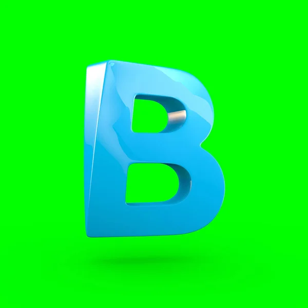 Uppercase blue letter B — Stock Photo, Image