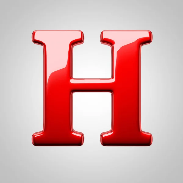 Czerwone litery H — Zdjęcie stockowe