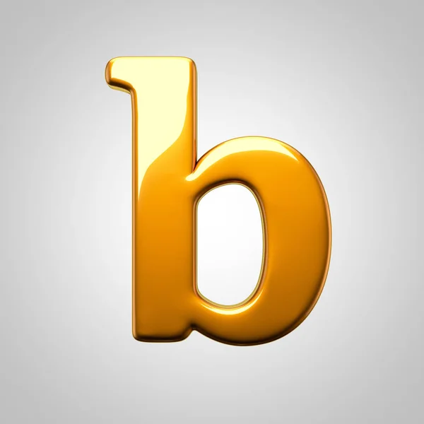 Sárga fényes B betű — Stock Fotó